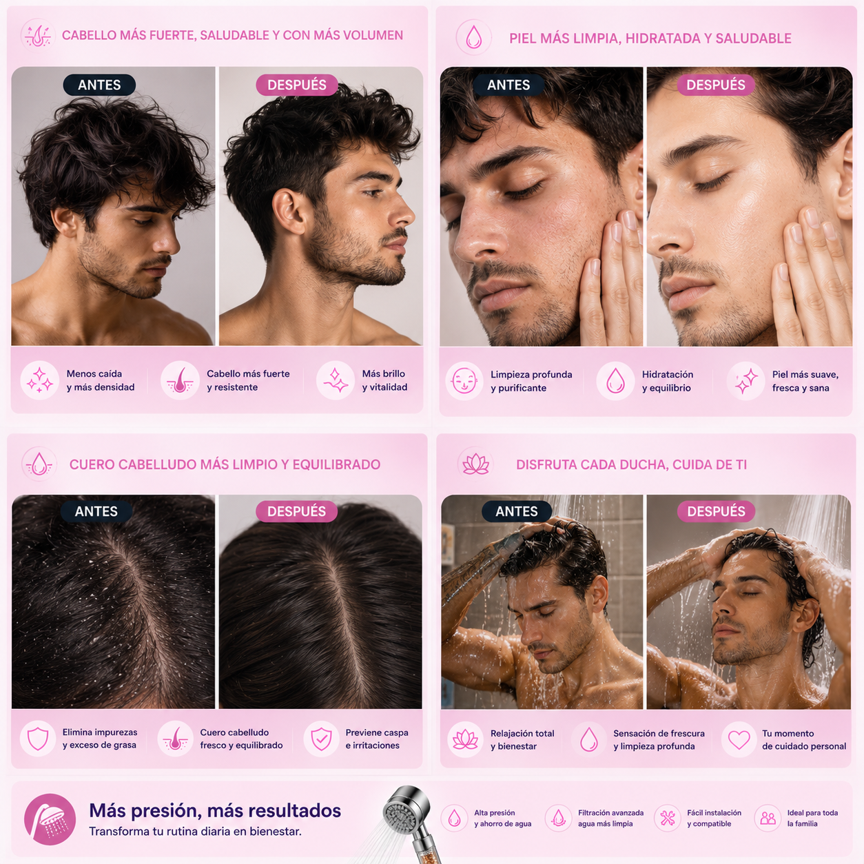 El secreto que transforma tu ducha en tratamiento capilar
