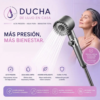 Cabezal De Ducha Purificadora Con 3 Modos y Más Presión - Zentia